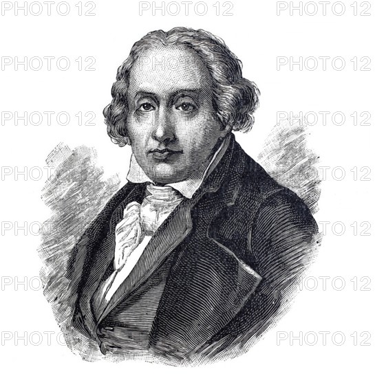Joseph-Marie Jacquard, actually Joseph-Marie Charles called Jacquard, born 7 July 1752, died 7 August 1834. August 1834, was a French inventor who made a decisive contribution to the industrial revolution with his further development of the (programmable) loom, digitally enhanced reproduction of a 19th century model, Historical, exact date unknown