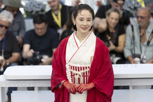 Cannes, France - 15.5.2024: Yo Yoshida during the photocall for A PALE VIEW OF HILLS during the 78th Cannes International Film Festival. The film festival will take place from 13 to 24 May 2025