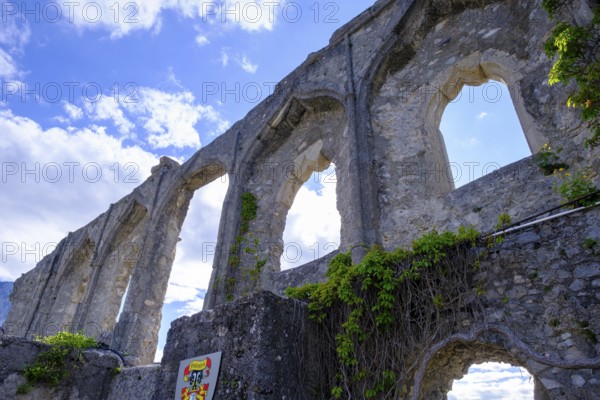 Finkenstein castle ruins, Burgarena Finkenstein, Altfinkenstein, Finkenstein am Faaker See, Carinthia, Austria