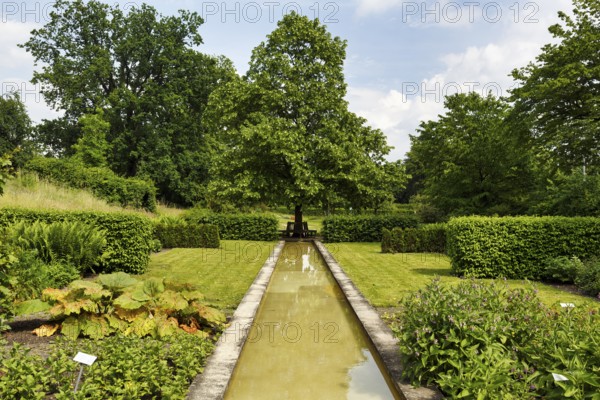 Celle medicinal plant garden, show garden for medicinal plants, park, Expo 2000, Celle, Lüneburg Heath, Germany