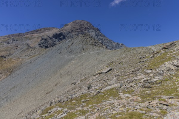 Landscape panorama, summit cross, Brennkogel, hiker, GroÃŸglockner, Pinzgau