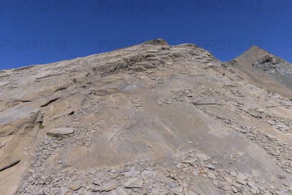 Landscape panorama, summit cross, Brennkogel, hiker, GroÃŸglockner, Pinzgau