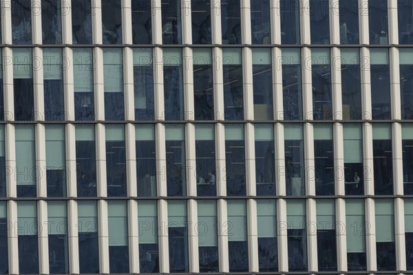 Close up of an office building, City of London, England, United Kingdom
