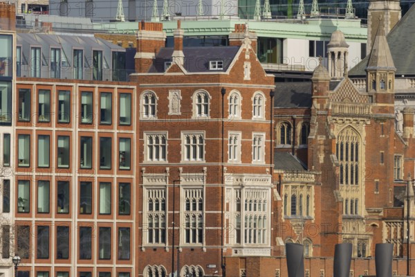 Close up of an office building, City of London, England, United Kingdom