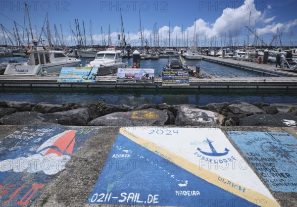 Marina of Ponta Delgada, São Miguel, Azores, Portugal