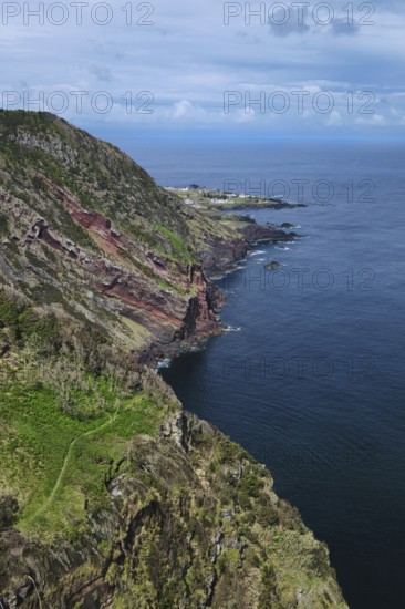 Coast at Miradouro de Alagoa, São Miguel, Azores, Portugal