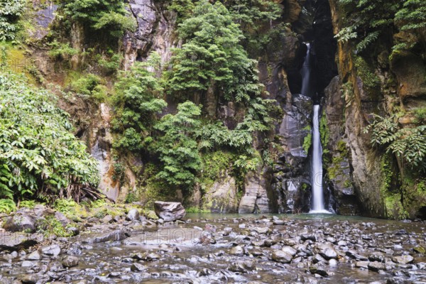 Salto do Cabrito waterfall, São Miguel, Azores, Portugal