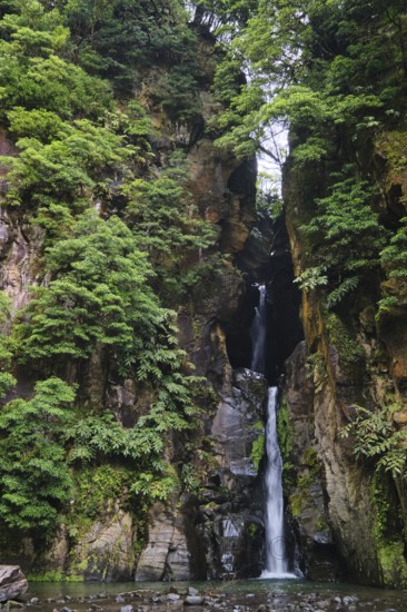 Salto do Cabrito waterfall, São Miguel, Azores, Portugal