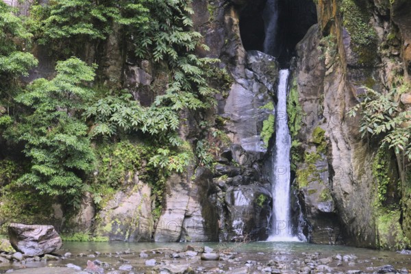Salto do Cabrito waterfall, São Miguel, Azores, Portugal