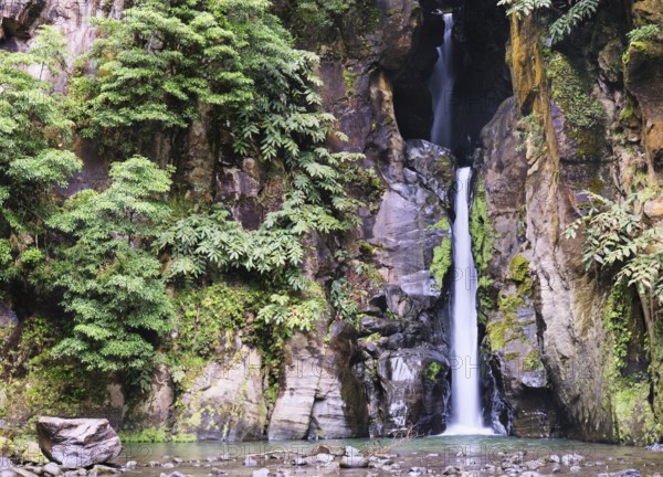 Salto do Cabrito waterfall, São Miguel, Azores, Portugal