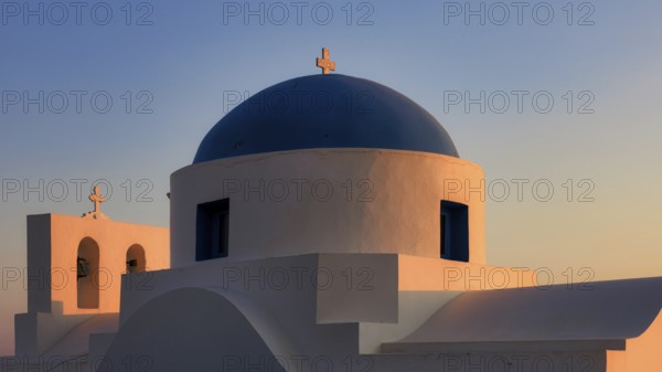 Sunrise at Panagia Skopiani, an Orthodox Chapel dedicated to Mary, Serifos, Cyclades Islands, Greece