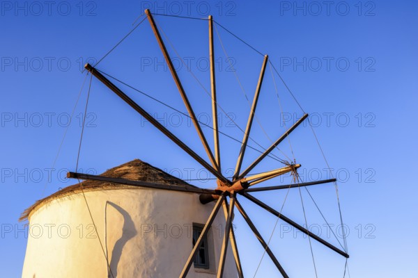 An old windmill at Chora, Serifos, Cyclades Islands, Greece
