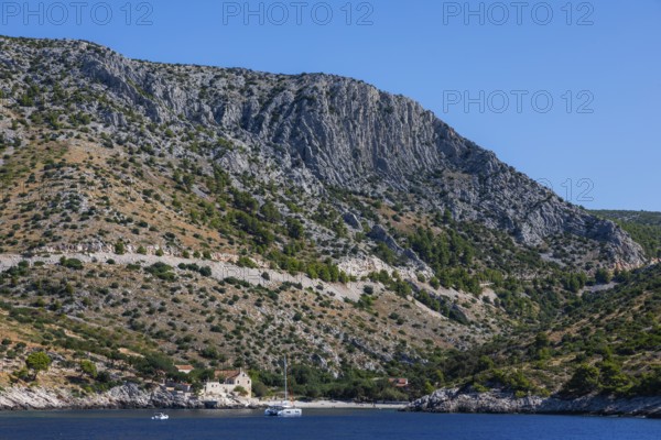 Dubovica Bay, Hvar Island, Dalmatia, Croatia