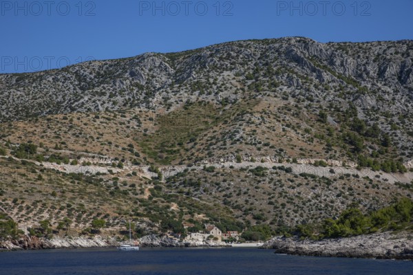 Dubovica Bay, Hvar Island, Dalmatia, Croatia