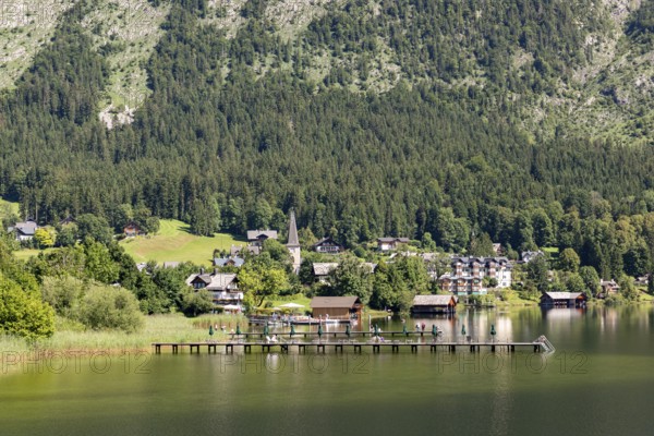 Altaussee on Lake Altaussee, Styria, Austria