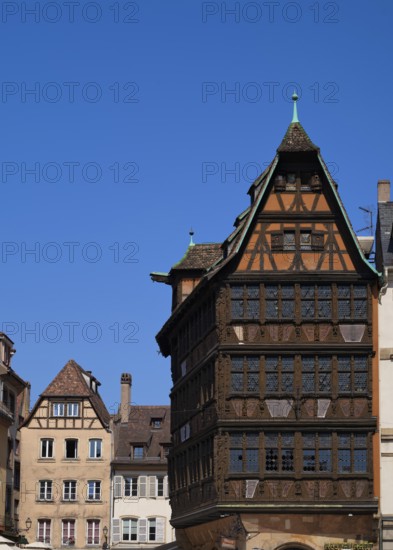 Half-timbered house Maison Kammerzell, Strasbourg, Strasbourg, Old Town, Bas-Rhin, Grand Est, Alsace, France