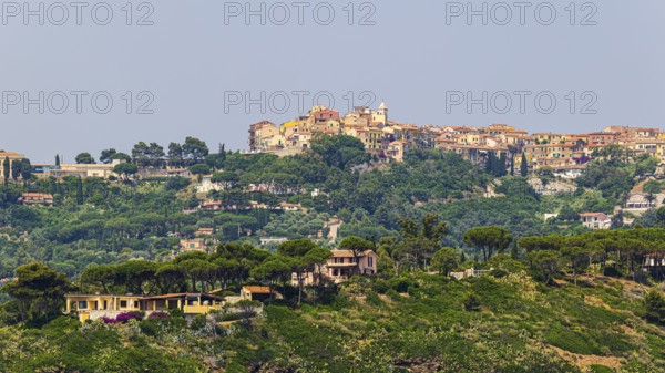 Holiday homes near Madonna delle Grazie, above the village of Capoliveri, Elba Island, Tuscan Archipelago National Park, Tuscany, Italy