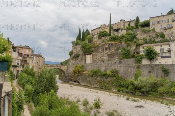 Scenery around Vaison-la-Romaine, a town in the Vaucluse department in the Provence region in southeastern France
