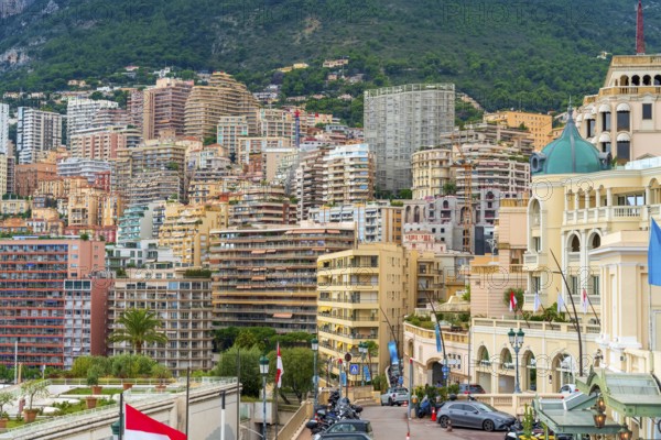 Impression of Monte Carlo in Monaco, a sovereign city-state and microstate on the French Riviera at the Mediterranean Sea