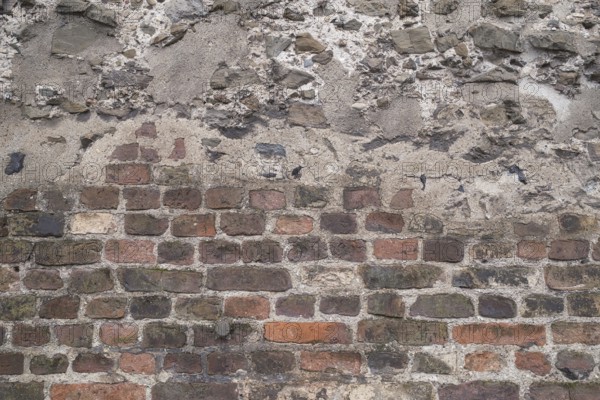 Old stone wall as background, vintage, North Rhine-Westphalia, Germany