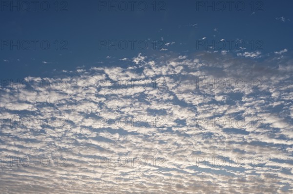 Cloud formation in the sky, background, North Rhine-Westphalia, Germany