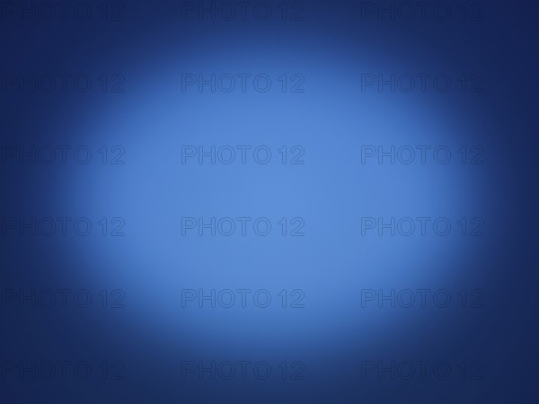 Blue area with brightening light gradient in the centre as background, North Rhine-Westphalia, Germany