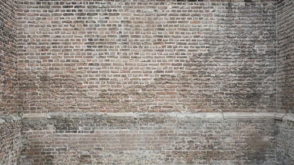 Old stone wall as background, vintage, North Rhine-Westphalia, Germany