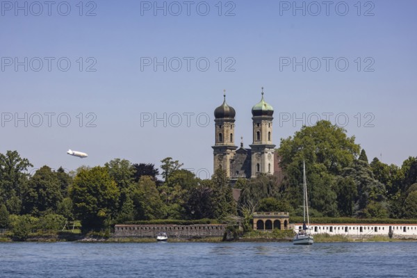 Friedrichshafen Castle Church on Lake Constance, Baden-Württemberg, Germany
