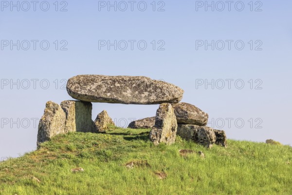 Passage grave on a hill from the Neolithic Age, Falbygden, Falköping, Sweden