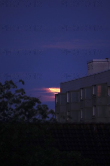 Moon on a summer night, Germany