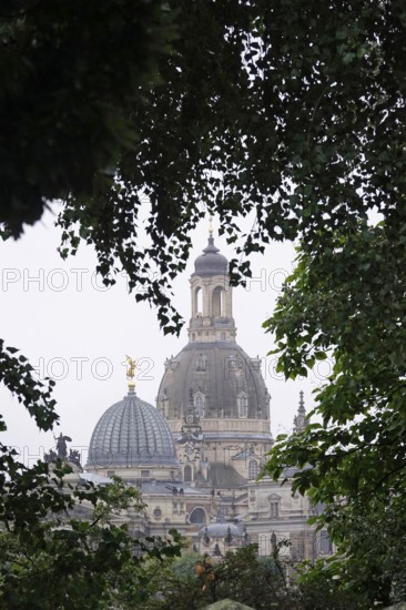 View of the Church of Our Lady Dresden, Saxony, Germany