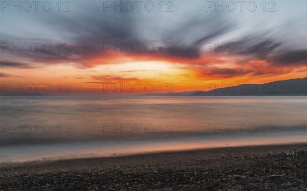 Explosion of colour over the Aegean Sea. Akçay, Balikesir, Turkey