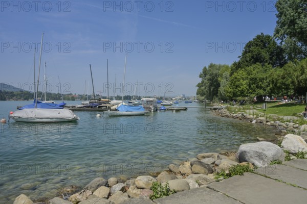 Lake Zurich, Zürichhorn park, Zurich, Switzerland