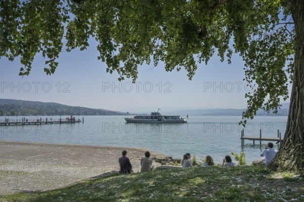 Lake Zurich, Zürichhorn park, Zurich, Switzerland