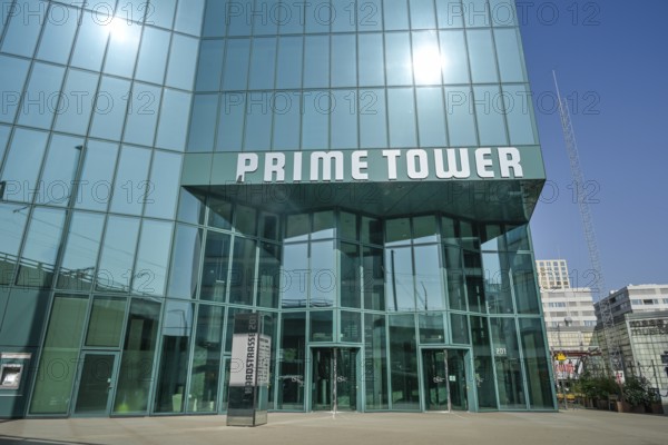 Office building, Prime Tower high-rise, Hardstrasse, Zurich, Switzerland