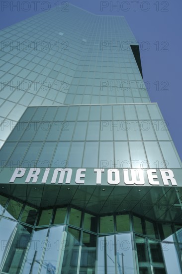 Office building, Prime Tower high-rise, Hardstrasse, Zurich, Switzerland