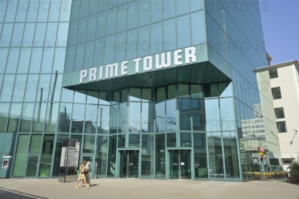Office building, Prime Tower high-rise, Hardstrasse, Zurich, Switzerland