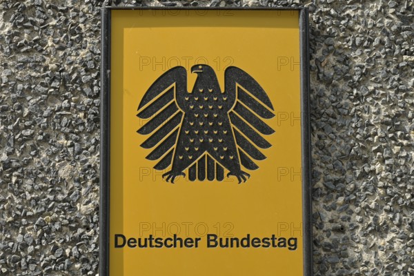 Shield, Eagle, German Bundestag, Mitte, Berlin, Germany