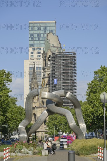 Artwork by Brigitte and Martin Matschinsky-Denninghoff Berlin, Kaiser-Wilhelm-Gedächtniskirche, Tauentzien, Charlottenburg, Berlin, Germany