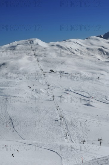 Alpe Tognola ski area, San Martino di Castrozza, Trentino, South Tyrol, Italy
