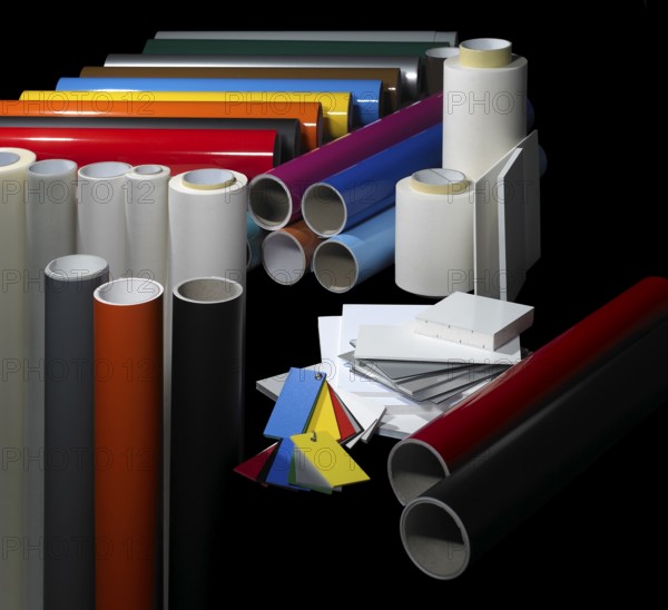Lots of sign making materials in black back