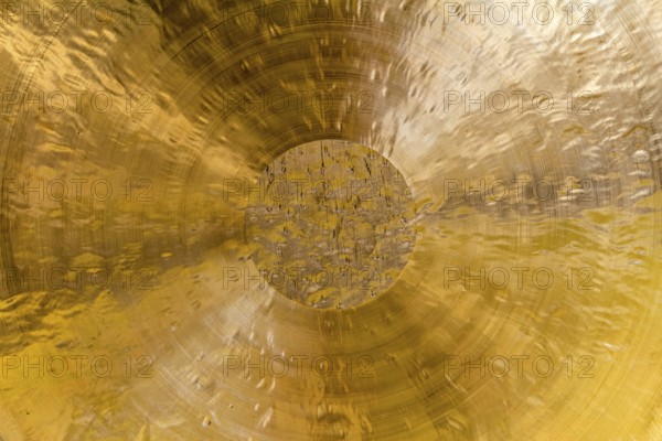 Full frame abstract chinese chau gong closeup