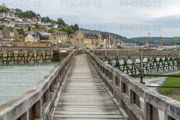Scenery around Fecamp, a commune in the department of Seine-Maritime at the Normandy region in northwestern France