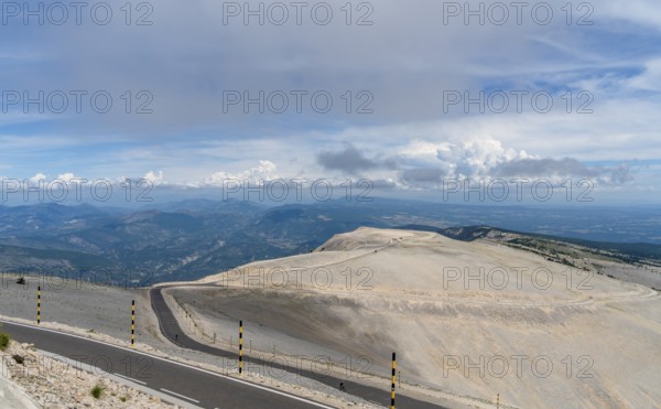 Impression around the summit of Mont Ventoux, a mountain in the Provence region of southern France
