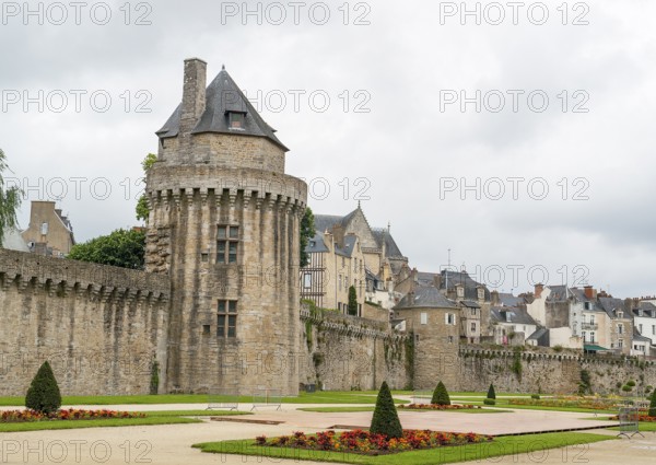 City ciew of Vannes, a commune in the Morbihan department in Brittany in north-western France