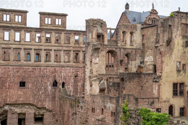 Detail of the Heidelberg castle in Germany
