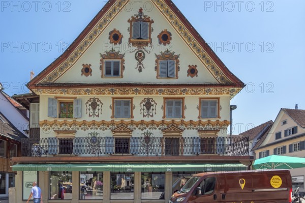 The Steinhauser or Johann Luger House on the market square, Dornbirn, Vorarlberg, Austria