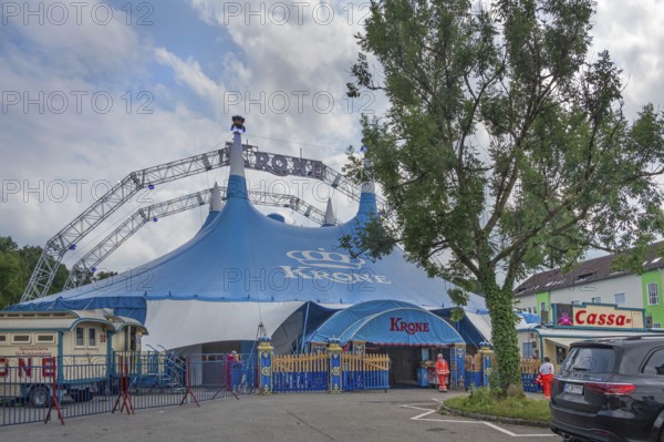 Circus tent, Circus tent, Circus-Krone, Kempten, Allgäu, Bavaria, Germany