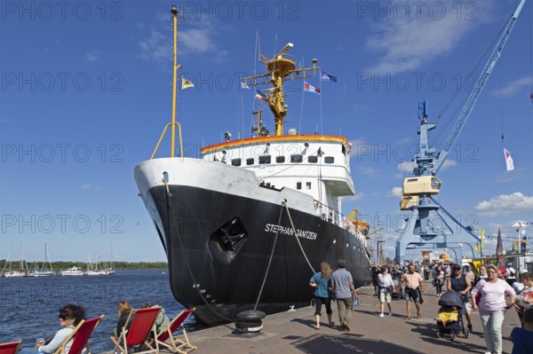 Icebreaker Stephan Jantzen, Hanse-Sail, harbour, Rostock, Mecklenburg-Western Pomerania, Germany