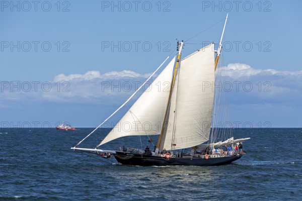 Sailing ship Skythia, Hanse-Sail, Ostee near Warnemünde, Rostock, Mecklenburg-Vorpommern, Germany